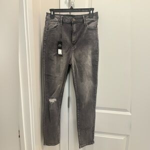 Fashion Nova Charcoal Skinny Jeans